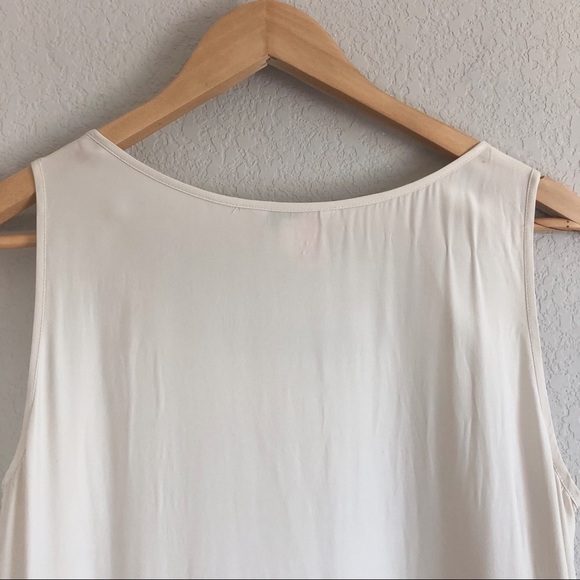 Garnet Hill Silk Sheath Dress Champagne Cream - Picture 8 of 14